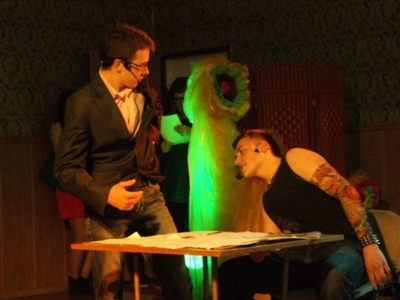 Na zdjęciu grupa teatralna Bez Pośpiechu 