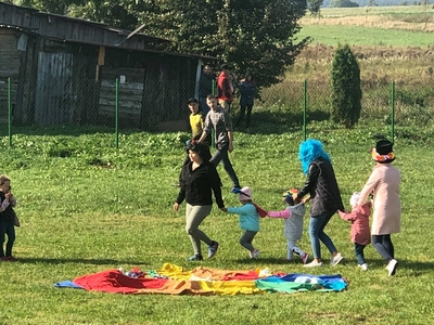 Turniej w Rakowie Małym - zabawy integracyjne