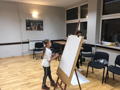 Ferie zimowe z M-GOK i MGBP dzień pierwszy