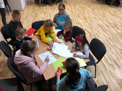 Ferie zimowe z M-GOK i MGBP dzień pierwszy