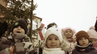 Fotorelacja z wizyty Świętego Mikołaja w wieży ciśnień