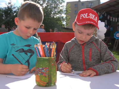 Na zdjęciu wydarzenie dla dzieci pod tytułem dzień  dziecka