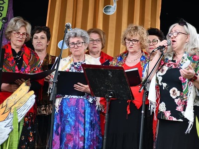 Przegląd Seniorskiej Twórczości Artystycznej  występy zespołów na scenie