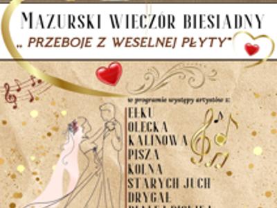Zapraszamy na Mazurski Wieczór Biesiadny