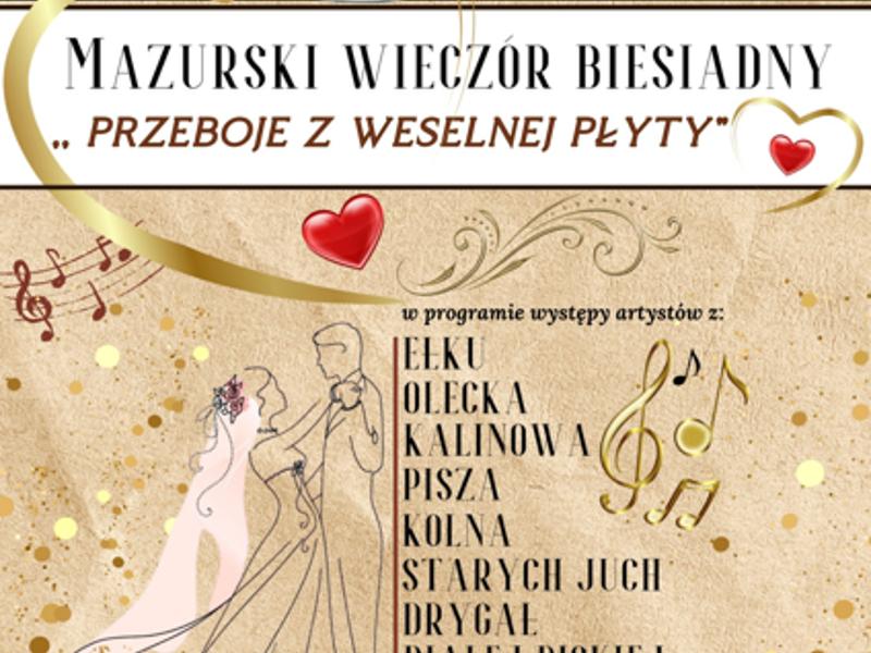 Zapraszamy na Mazurski Wieczór Biesiadny