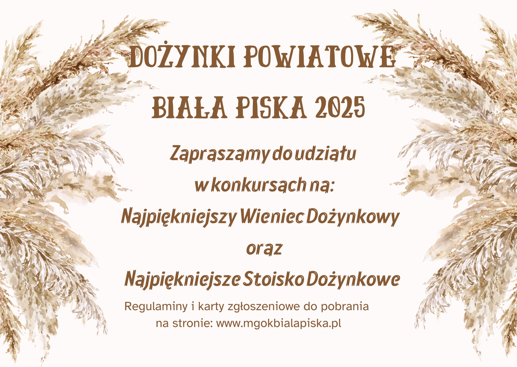 Konkursy Dożynkowe 2025 