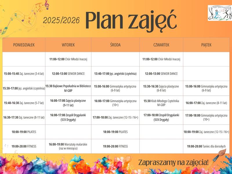 Plan zajęć 2025/2026