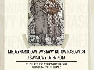 Zaproszenie na Międzynarodowe Wystawy Kotów Rasowych i Światowy Dzień Kota.