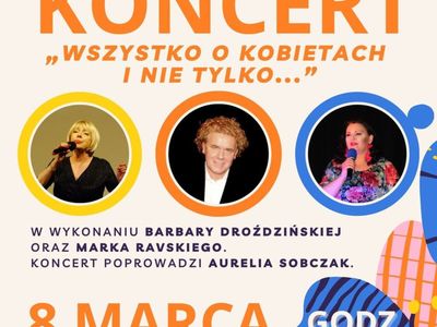 Zaproszenie na koncert z okazji Dnia Kobiet 2023