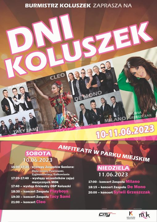 Plakat Dni Koluszek 2023