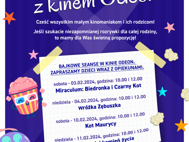 Zapraszamy dzieci wraz z opiekunami.