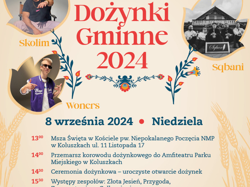 Plakat Dożynki 2024