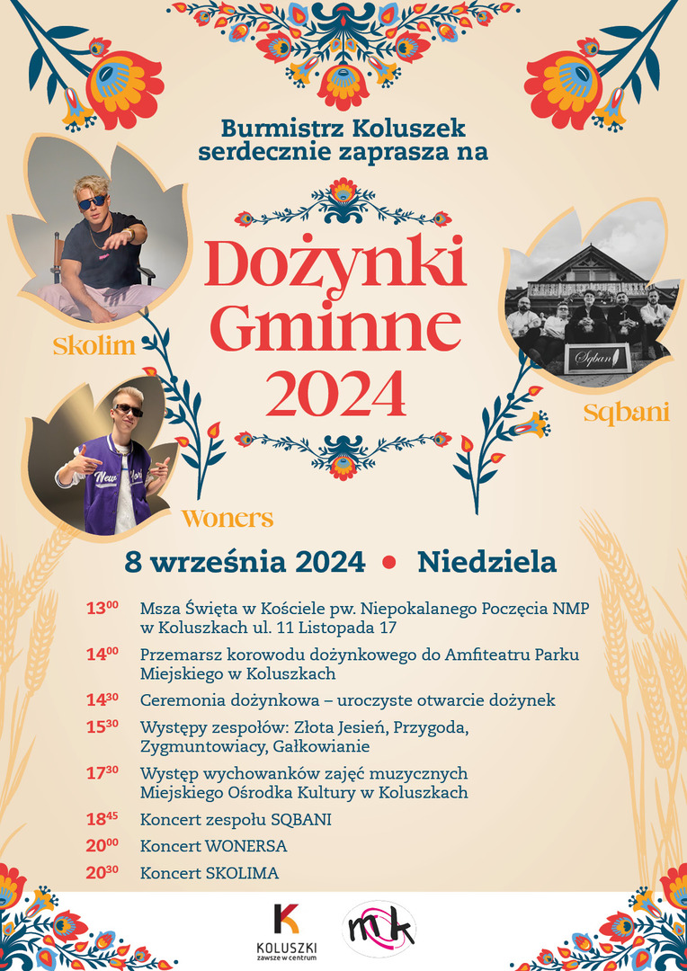 Plakat Dożynki 2024