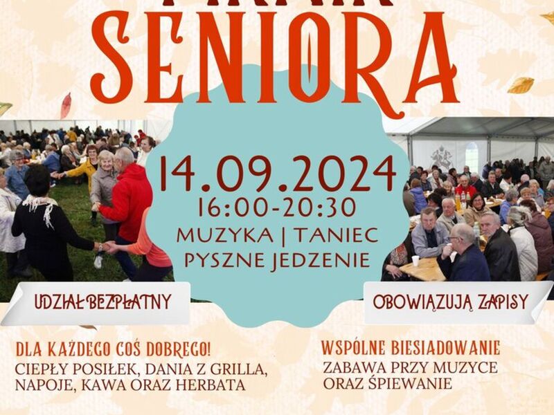 Plakat Piknik Seniora 2024