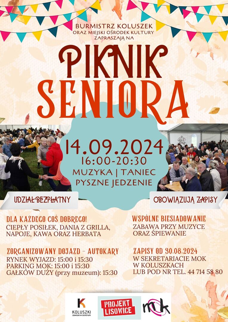 Plakat Piknik Seniora 2024
