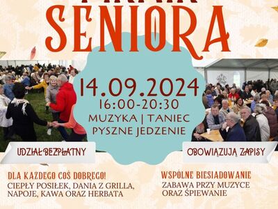 Plakat Piknik Seniora 2024