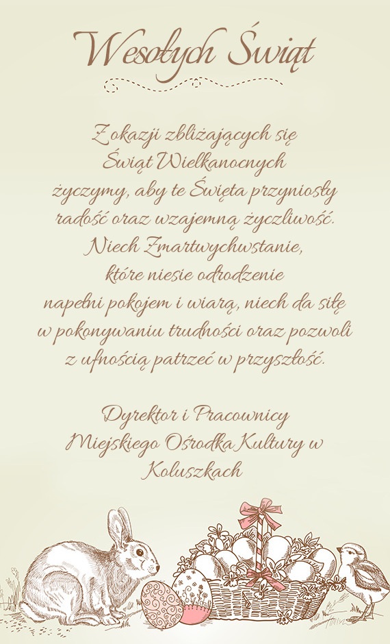 Życzenia Wielkanocne 2025