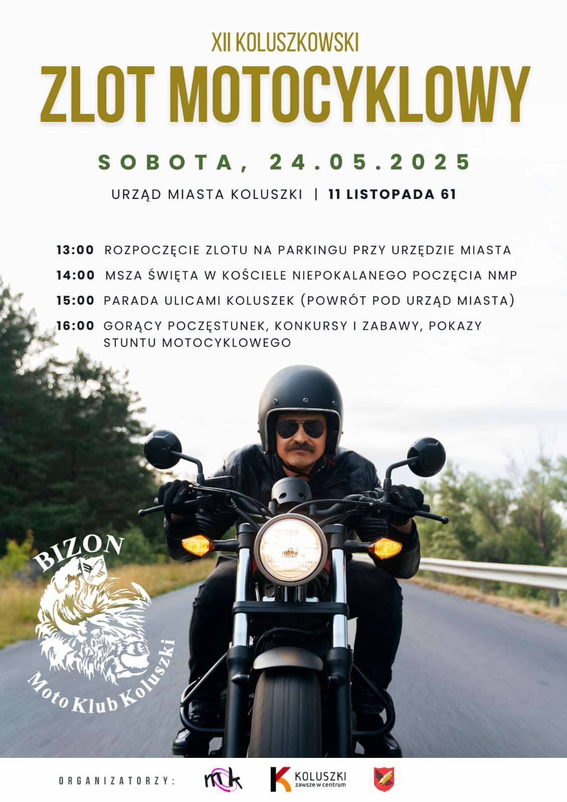 Plakat XII Koluszkowski Zlot Motocyklowy 2025