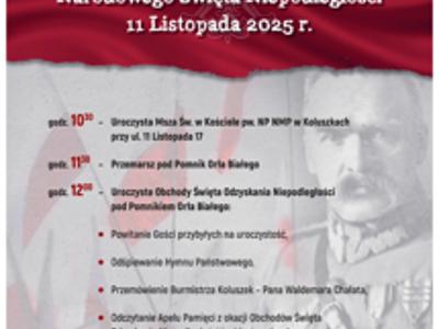 Plakat na 11 Listopada 2025 r.