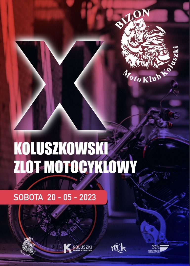 Plakat - X Jubileuszowy Koluszkowski Zlot Motocyklowy 1