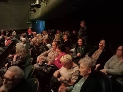 Słuchacze AWD w Teatrze Powszechnym