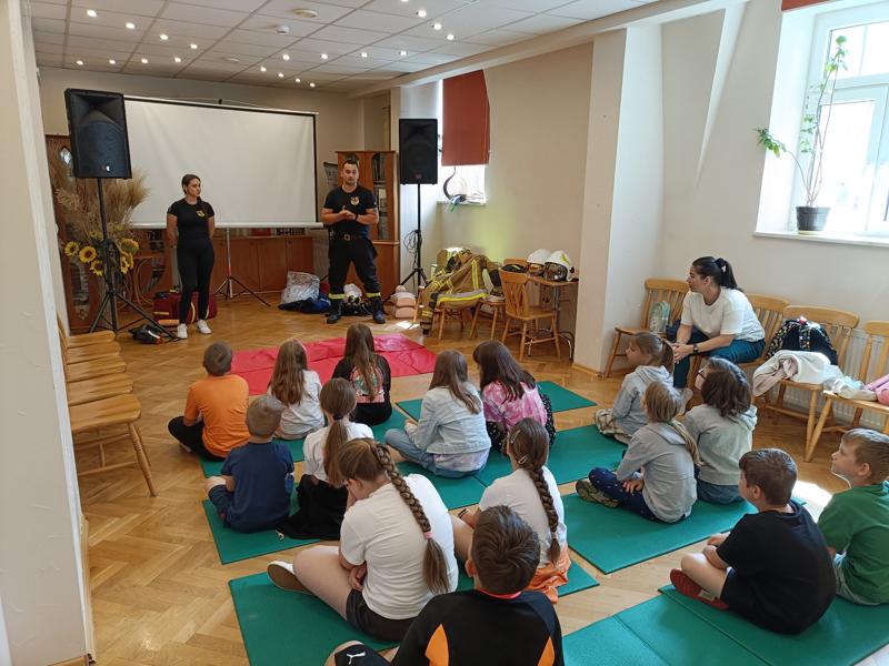 OSP Będzelin przeprowadza szkolenie z pierwszej pomocy