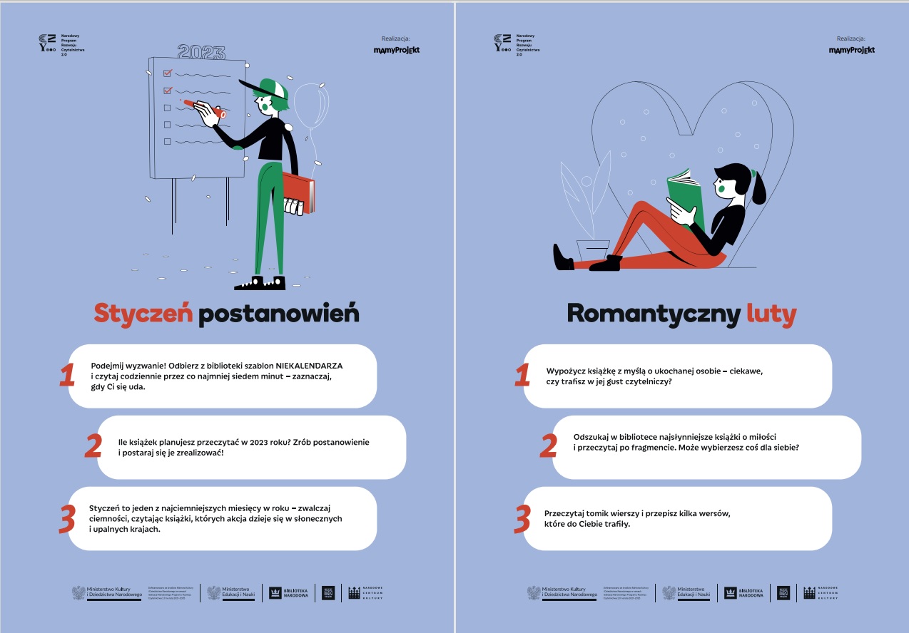 Wyzwanie na styczeń i luty