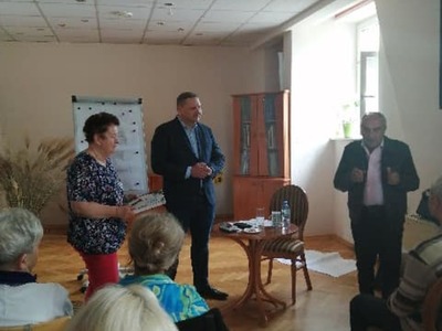 Burmistrz Koluszek i seniorzy
