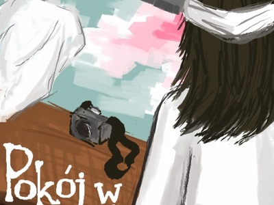 Praca przedstawia projekt okładki pokój w kolorach