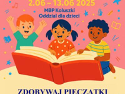 Plakat promujący akcje czytelniczą