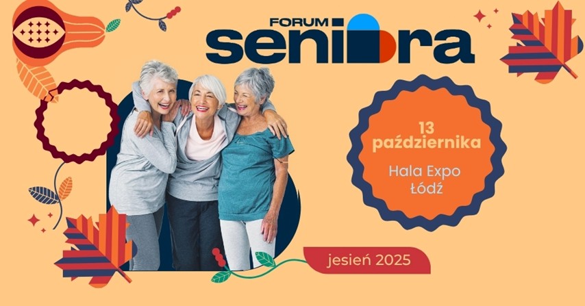 Plakat informcyjny na temat forum seniora