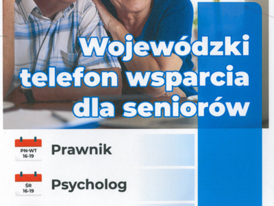 Wojewódzki telefon wsparcia dla seniorów