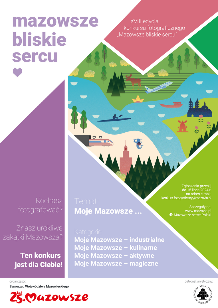 Plakat informujący o konkursie fotograficznym