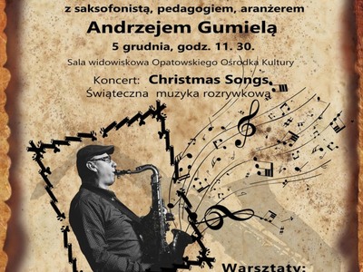 Spotkanie z Andrzejem Gumielą - plakat