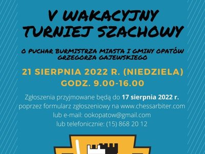 V Wakacyjny Turniej Szachowy 2022