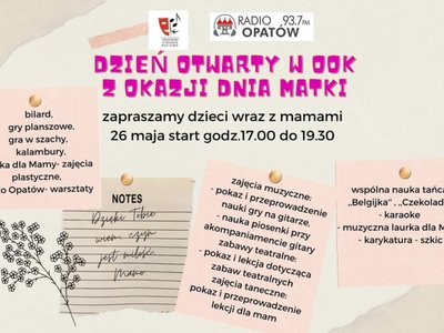 Dzień Otwarty w OOK z okazji Dnia Matki 2022