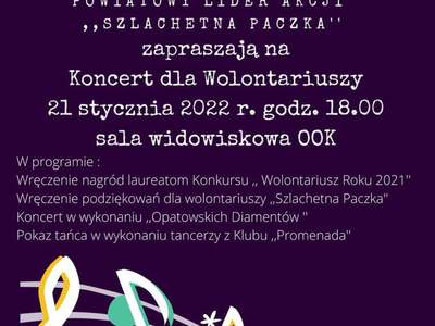 Konkurs Wolontariusz Roku 2021 wydarzenie roku 2022