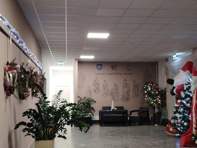Świąteczna dekoracja hol dolny 2022