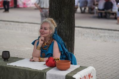 Opatów na żelaznym szlaku Rekonstrukcja strojów i uzbrojenia Jarmark Opatowski 2019