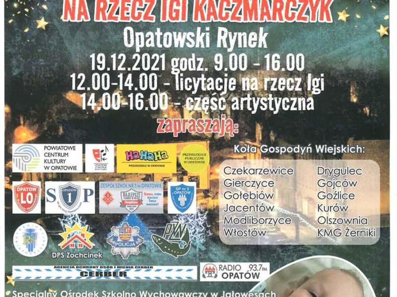 Kwesta Bożonarodzeniowa na rzecz Igi Kaczmarczyk