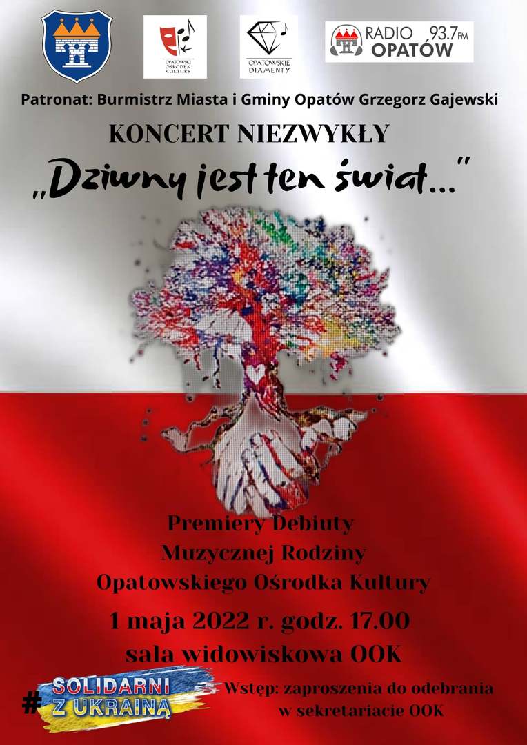 Koncert „Dziwny jest ten świat” z okazji Święta Konstytucji 3 Maja plakat