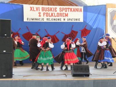 Rejonowe eliminacje Buskich Spotkań z Folklorem w Opatowie