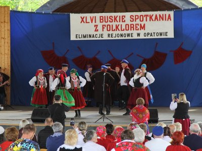 Rejonowe eliminacje Buskich Spotkań z Folklorem w Opatowie