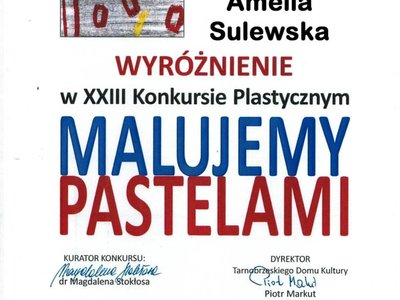 Wyróżnienia w wojewódzkim konkursie plastycznym 