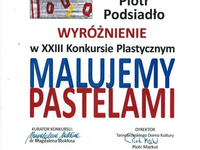 Wyróżnienia w wojewódzkim konkursie plastycznym 