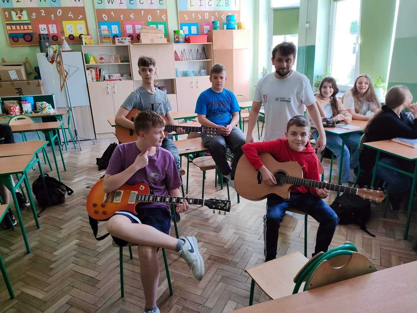 Warsztaty muzyczne z OOK w Szkole Podstawowej Nr 2 w Opatowie