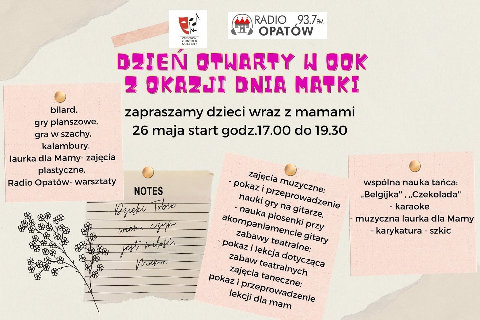 Dzień Otwarty w OOK z okazji Dnia Matki 2022