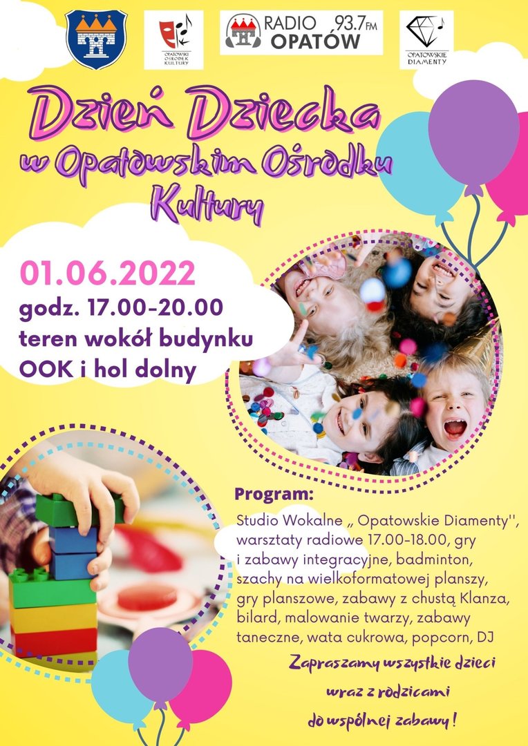 Dzień Dziecka 2022 z Opatowskim Ośrodkiem Kultury w Opatowie