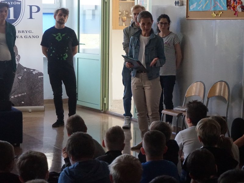Z muzyczną wizytą w Szkole Podstawowej Nr 1 w Opatowie