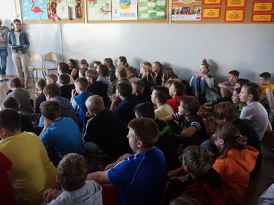 Z muzyczną wizytą w Szkole Podstawowej Nr 1 w Opatowie